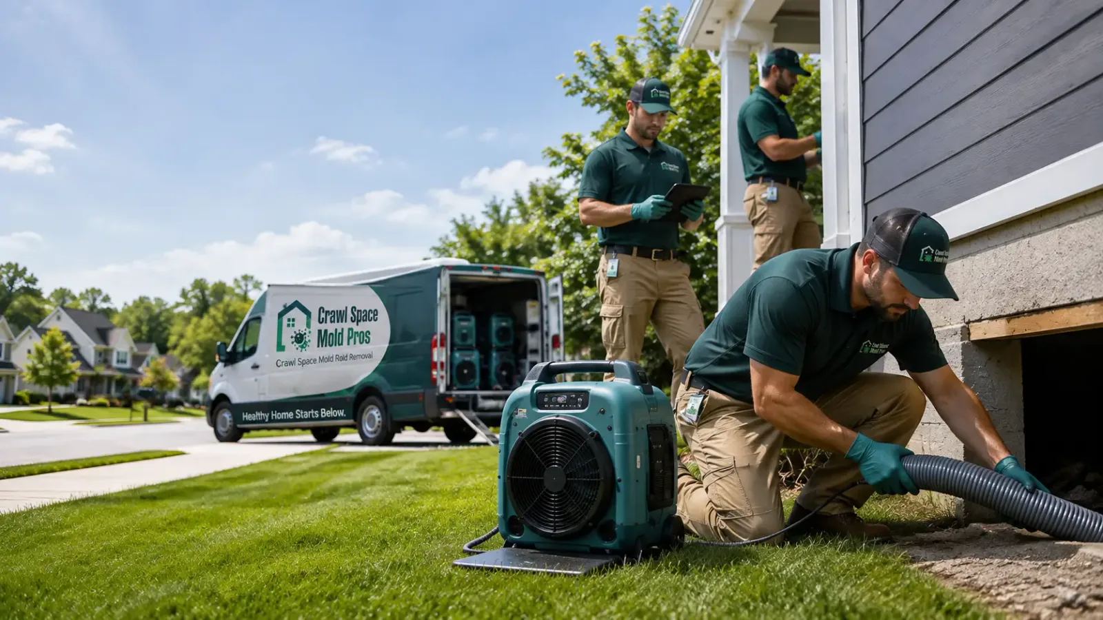 Crawl Space Mold Removal in Pomerene, AZ